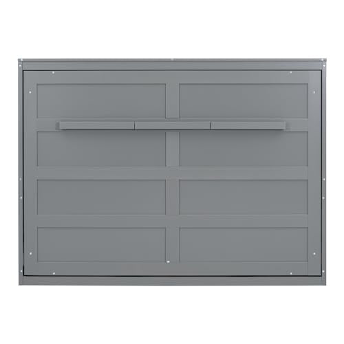 Modern Farmhouse Solid Wood Murphy Cabinet Bed Queen K425