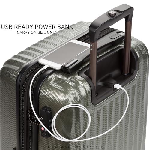 Expandable Hardside Carry-On Luggage with Spinner Wheels and TSA Lock F31623