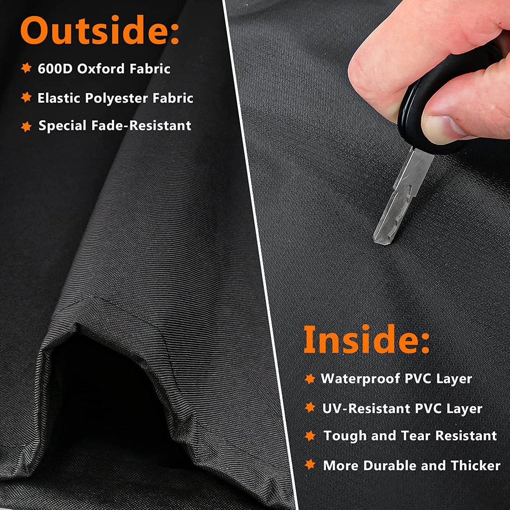 Grill Cover for Flat Top Grill and 4-Burner Griddle BBQ Cover X946872