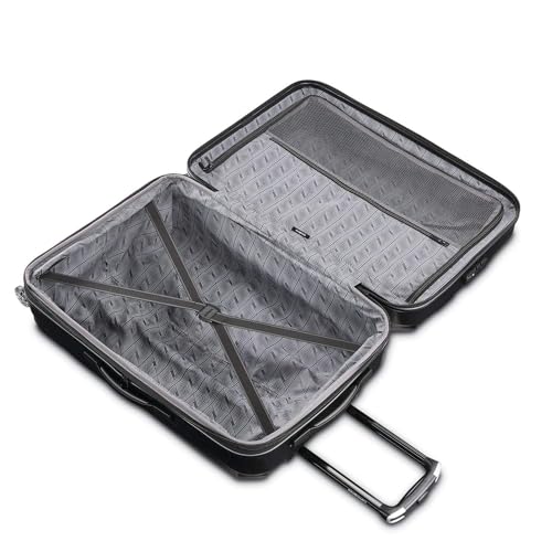 Hardside Expandable Carry-On Luggage with Spinner Wheels, Black, 20-Inch S82043