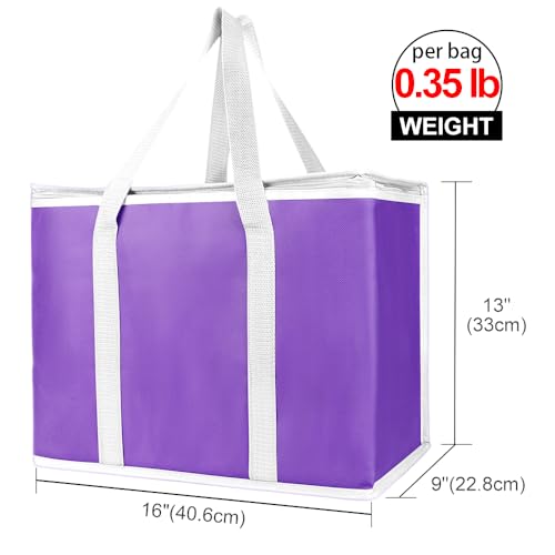 Insulated Food Delivery Bag Hot Cold Meal Carrier Cooler Tote K646948