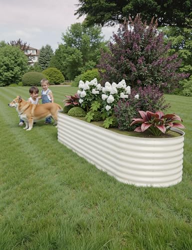 Galvanized Raised Garden Bed for Vegetables, Flowers, Outdoor D165