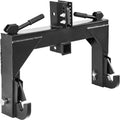 YITAMOTOR 3 Point Quick Hitch, 3000 lbs 3-Pt Attachments with 2" Receiver Hitch Adaptation to Category 1 & 2 Tractor with 5 Level Adjustable Bolt