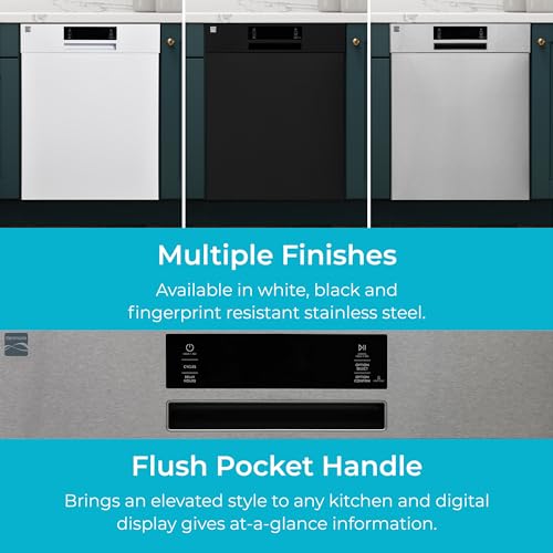 24" Built-In Stainless Steel Tub Dishwasher with Adjustable Rack M856