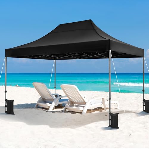 Heavy Duty Pop Up Canopy Tent 10x20 with Wheeled Carry Bag, White X6840