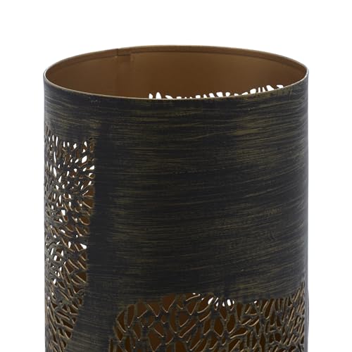 Eclectic Metal Hurricane Candle Decorative Lantern, 3 Count B5494