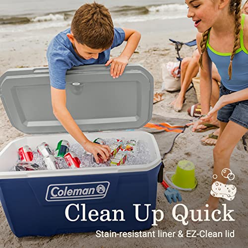 Insulated Portable Hard Cooler, Leak-Resistant, Keeps Ice up to 5 Days V620