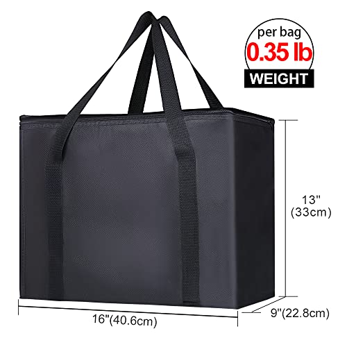 Insulated Food Delivery Bag Hot Cold Meal Carrier Cooler Tote K646948
