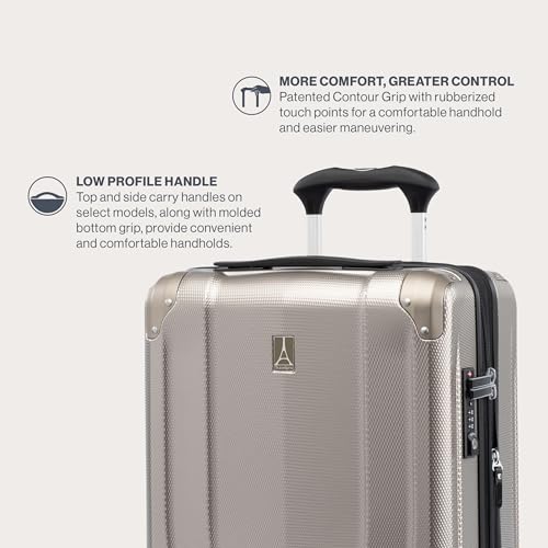 Hardside Expandable Carry-On Luggage with 8 Spinner Wheels, 21 Inch N246