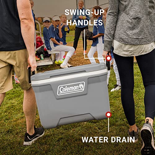 Insulated Portable Hard Cooler, Leak-Resistant, Keeps Ice up to 5 Days V620