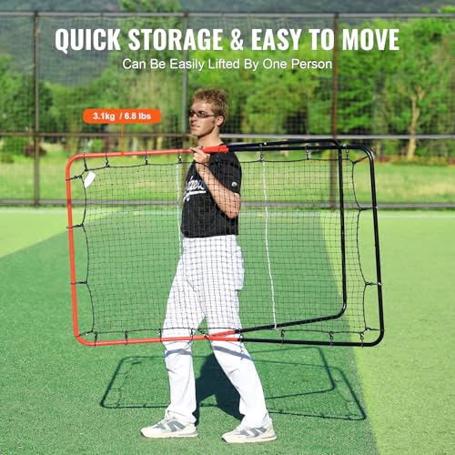 Baseball and Softball Rebounder Net with Pitching Target K192266