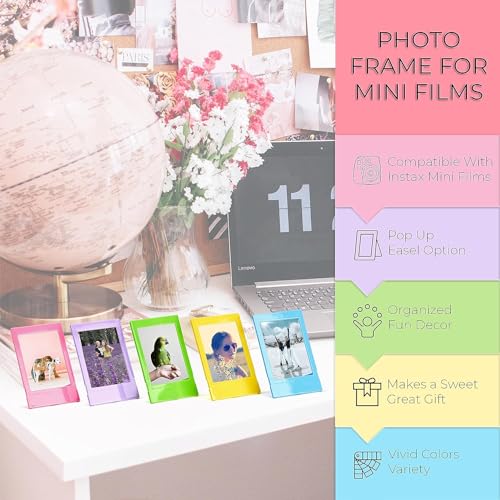 Instax Mini 12 Instant Camera Bundle with 60 Sheets Film and Accessories N9593