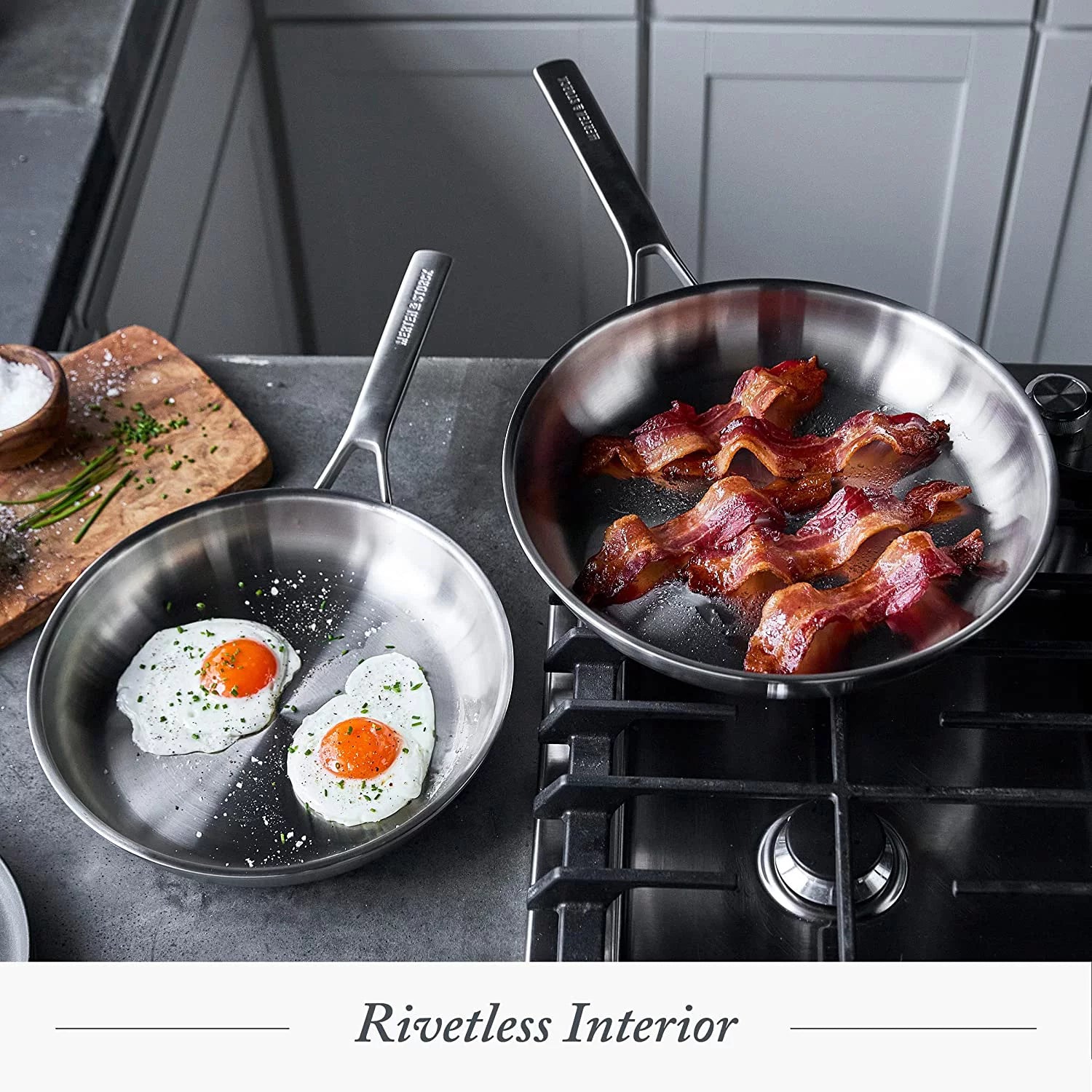 Stainless Steel Induction 14 Piece Cookware Set with Lids F945