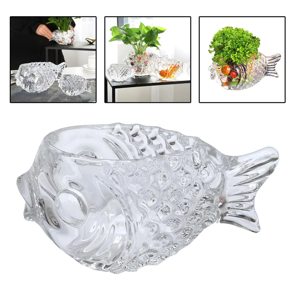 Fish Shaped Cocktail Glass, Clear, Medium V2412