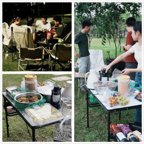 Folding Camping Table Small 2ft Portable Aluminum W647