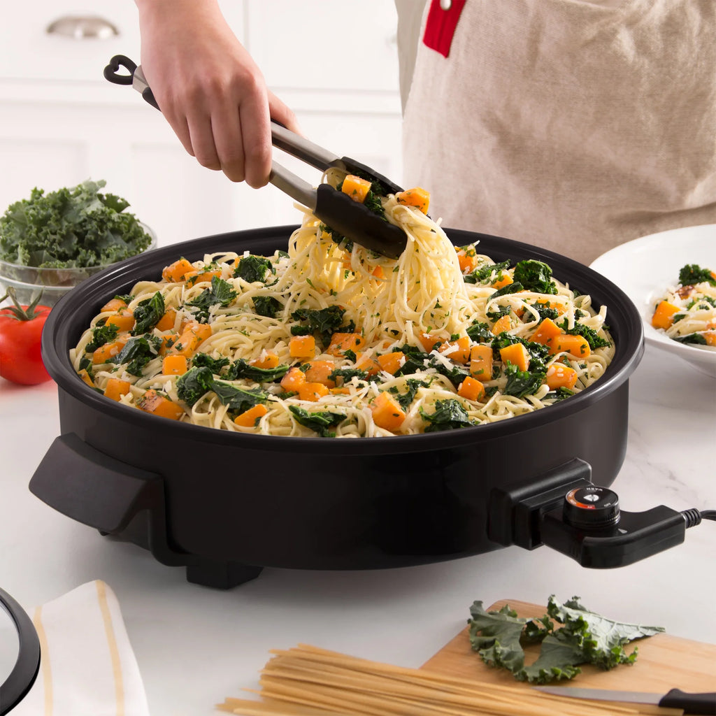 14 Inch Electric Skillet with Nonstick Surface, 1400-Watt Z150828
