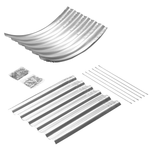 Galvanized Raised Garden Bed Kit, Oval Metal Planter Box for Vegetables E707229