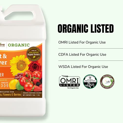 Organic Liquid Fertilizer for Fruits and Flowers T2345