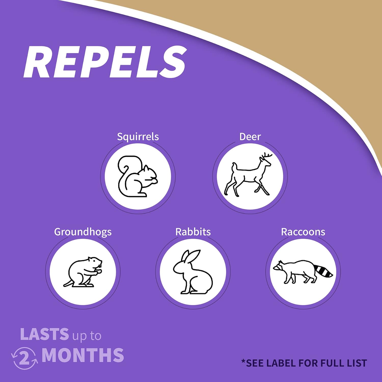 Animal Repellent Granules for Deer and Rabbits, 6 lbs E169828