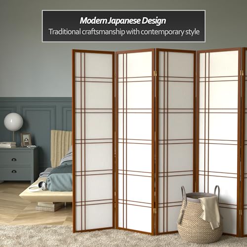 6 Panel Honey Room Divider X65165