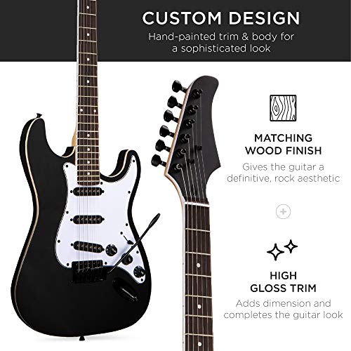 Beginner Electric Guitar Starter Kit with Case, Amp, and Accessories G63095