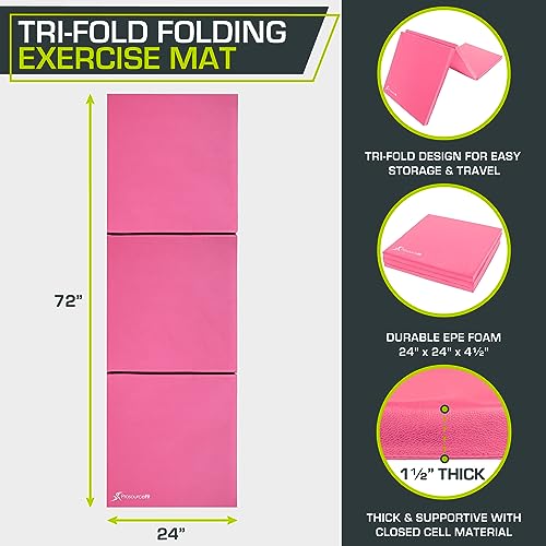 Tri-Fold Folding Exercise Mat W55179