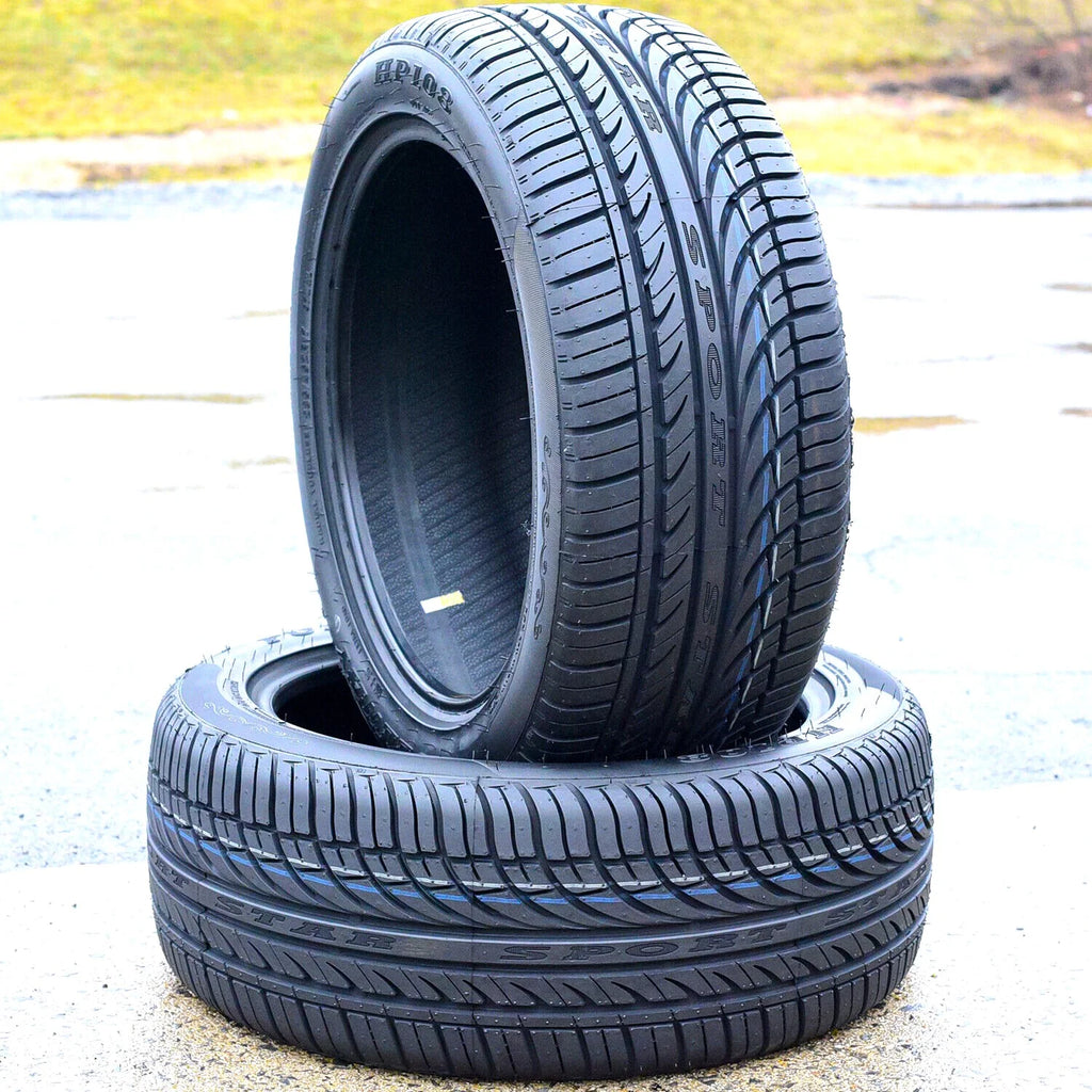 Set of 4 235/55R18 High Performance All-Season Tires S395