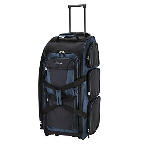 Travelers Club Xpedition 30 Inch Multi-pocket Upright Rolling Duffel Bag