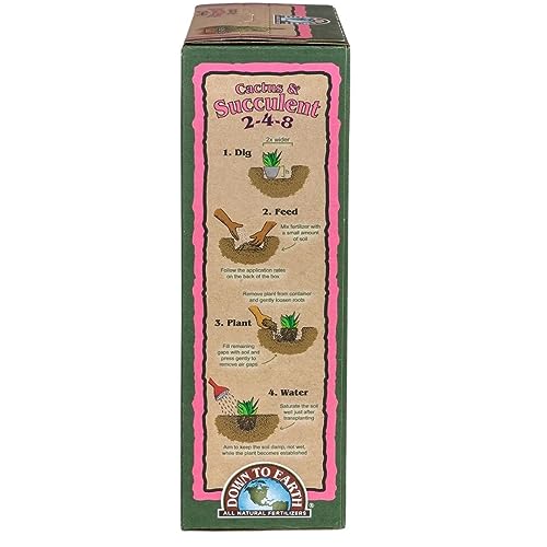 Cactus & Succulent Fertilizer 2-4-8 Mini Box, 1 Pound L6523