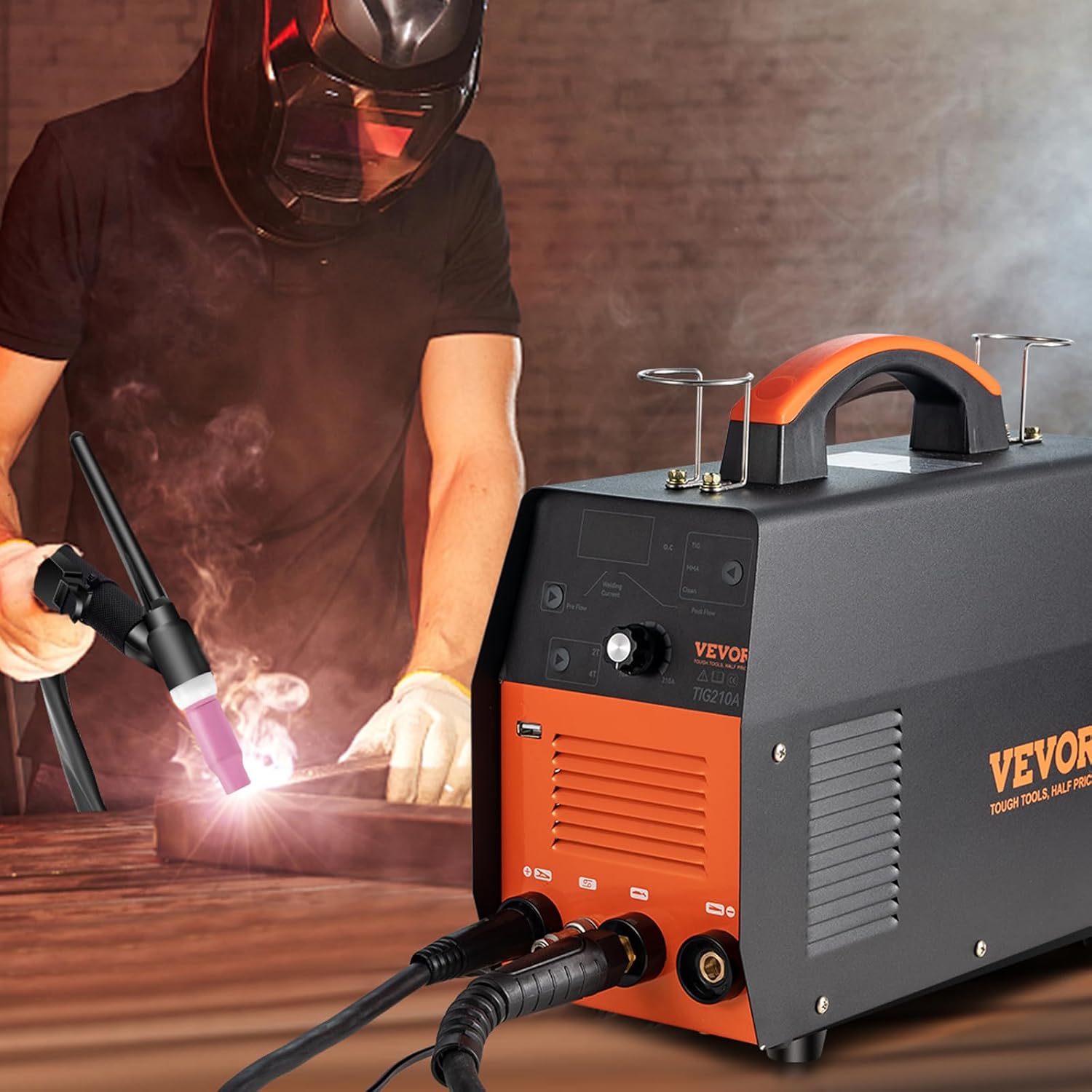 TIG Welder 3 in 1, 110/220V Dual Voltage, IGBT Inverter T588