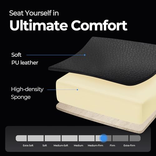 Ergonomic High Back Gaming Chair with Footrest PU Leather Recliner O1049