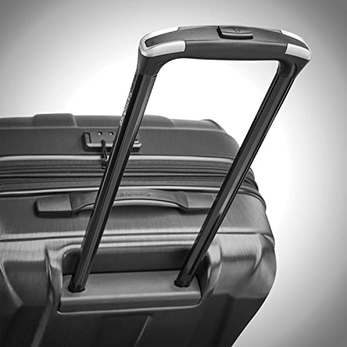 Hardside Expandable Carry-On Luggage with Spinner Wheels, Black, 20-Inch S82043