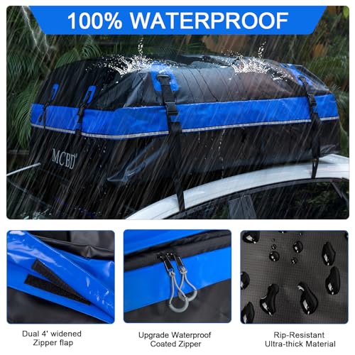 Soft-Shell Waterproof Rooftop Cargo Carrier for SUV, 21 Cubic Feet S158395