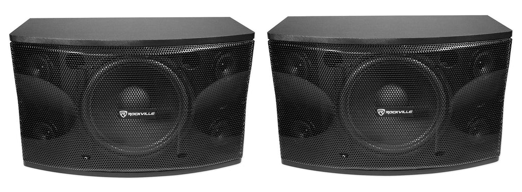 12" 3-Way 1600W Karaoke Speakers with Amplifier and Wireless Mics H29110
