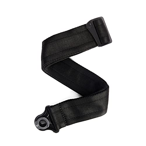 Auto Lock Guitar Strap - 2.5" Width - Brown B812