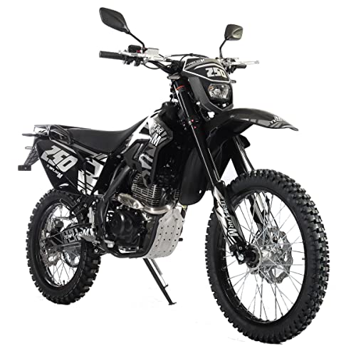 250cc Dirt Bike with 21" Front and 18" Rear Wheels, 5-Speed Manual K337471