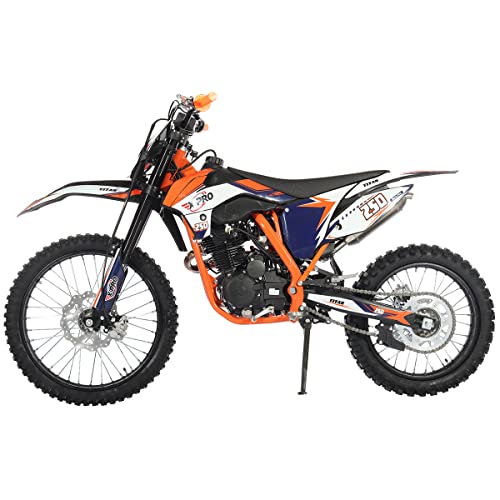 250cc Dirt Bike, 5-Speed Manual, Electric/Kick Start, 21"/18" Wheels V39817