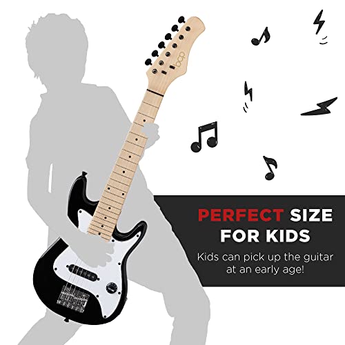 30in Kids Electric Guitar Beginner Starter Kit with Amplifier, Metallic Blue U78618