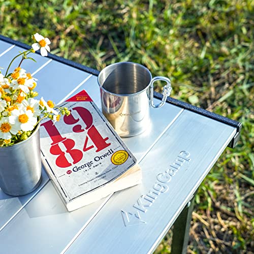 Folding Camping Table Portable Aluminum Roll Up Lightweight for Outdoor Picnic F98743