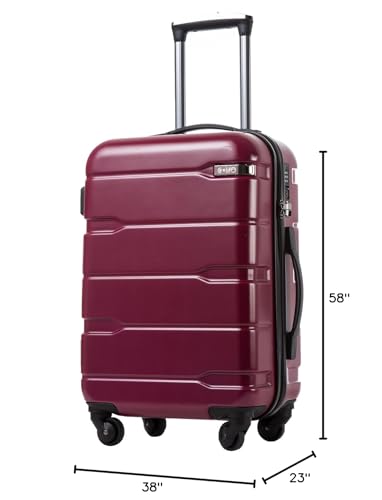 PC+ABS Spinner Suitcase with TSA Lock, 20in Carry-On Q530