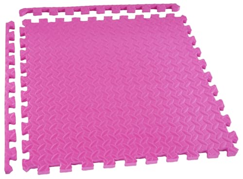 Puzzle Exercise Mat with EVA Foam Interlocking Tiles for MMA, Gymnastics and Home Gym N211438