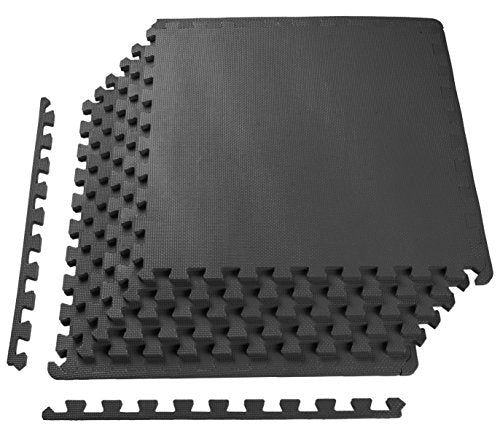 Puzzle Exercise Mat with EVA Foam Interlocking Tiles for MMA, Gymnastics and Home Gym N211438