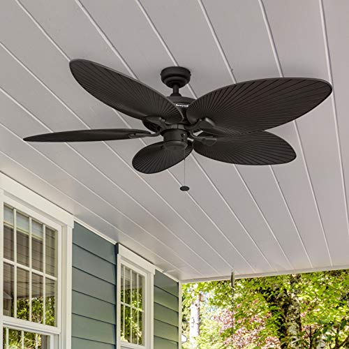 Tropical Indoor Outdoor Ceiling Fan with Light, 52 Inch W715