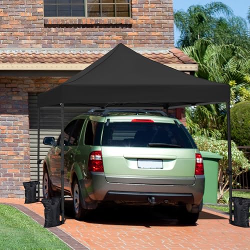 Heavy Duty Pop Up Canopy Tent 10x20 with Wheeled Carry Bag, White X6840