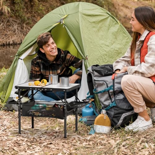 Folding Camping Table Small 2ft Portable Aluminum W647