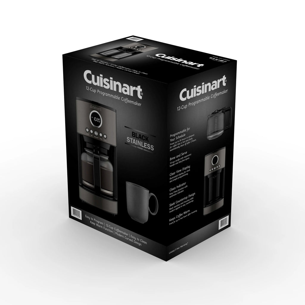 12 Cup Coffeemaker, Stainless Steel Black H438427