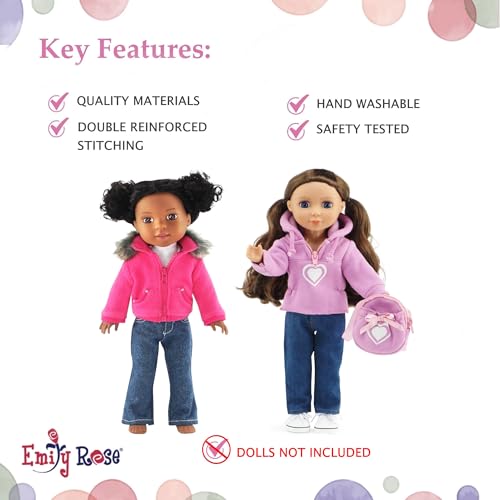 14.5-Inch Fashion Doll Clothes & Accessory 6-PC Set F376