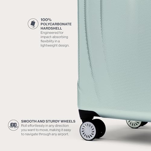 Hardside Expandable Carry-On Luggage with 8 Spinner Wheels, 21 Inch N246