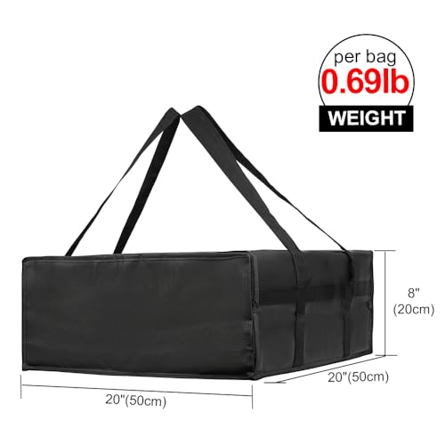 Insulated Food Delivery Bag Hot Cold Meal Carrier Cooler Tote K646948
