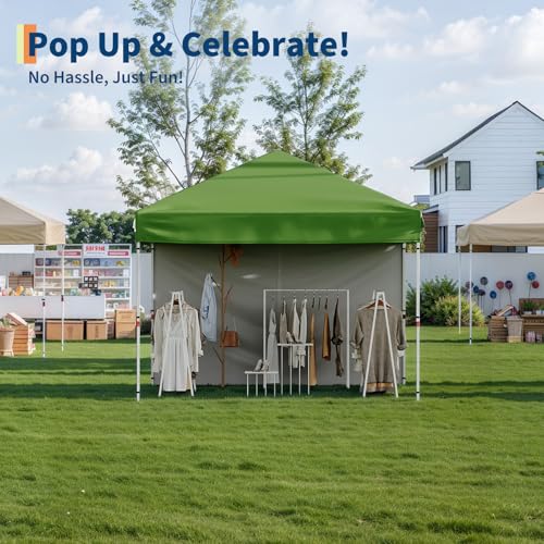 Pop Up Canopy Tent with Roller Bag and Adjustable Height O962